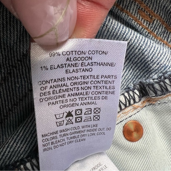 Lucky Brand 90s Loose High Rise Straight Button Fly Retro Jeans, Size 0 / 25 - Picture 10 of 13